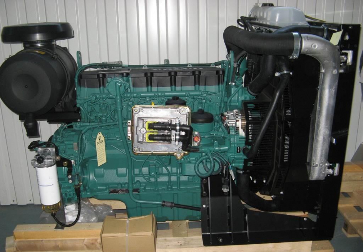 Delivery of the Volvo Penta TAD734GE industrial diesel engine