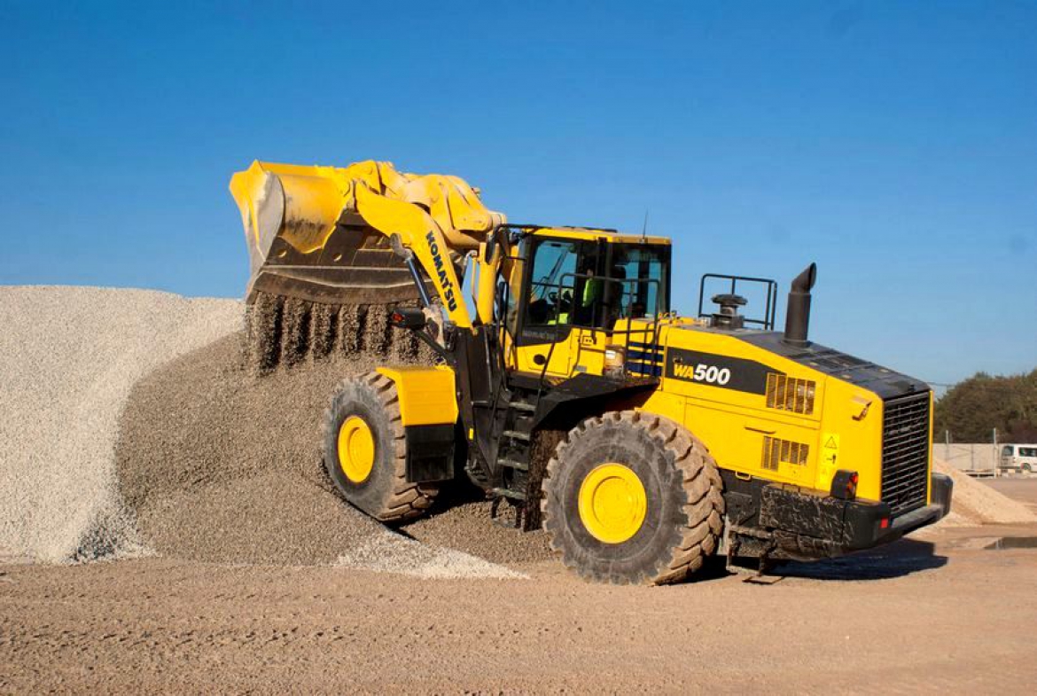 Supply of KOMATSU WA500 wheel loader with additional attachments